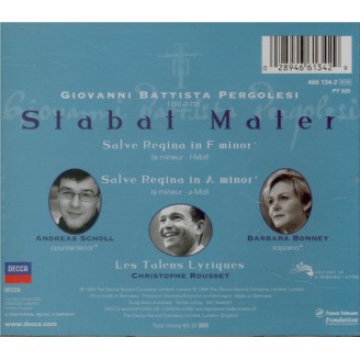 PERGOLESE - Rousset - Stabat Mater